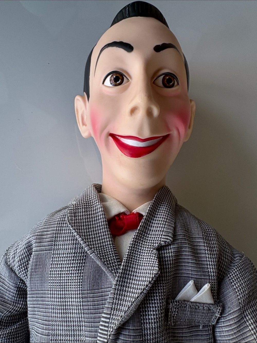 Vintage Pee Wee Herman Doll with Chair-y
